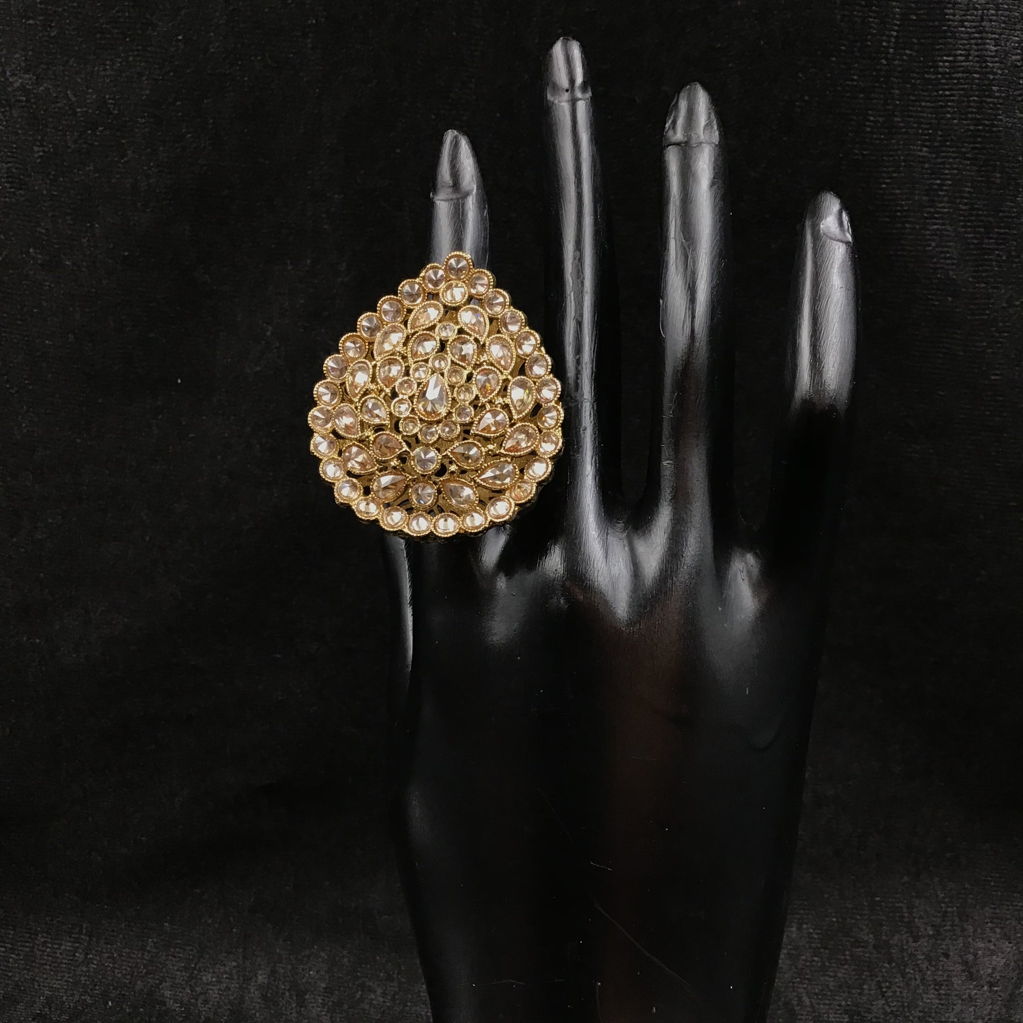 Mehandi Polish Ring 9140-100 - Dazzles Jewellery