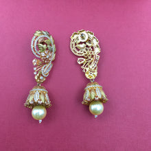 Danglers Zircon/AD Earring 9037-100 - Dazzles Jewellery