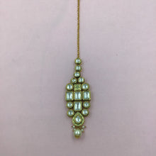 Mint Green Maang Tikka - Dazzles Jewellery