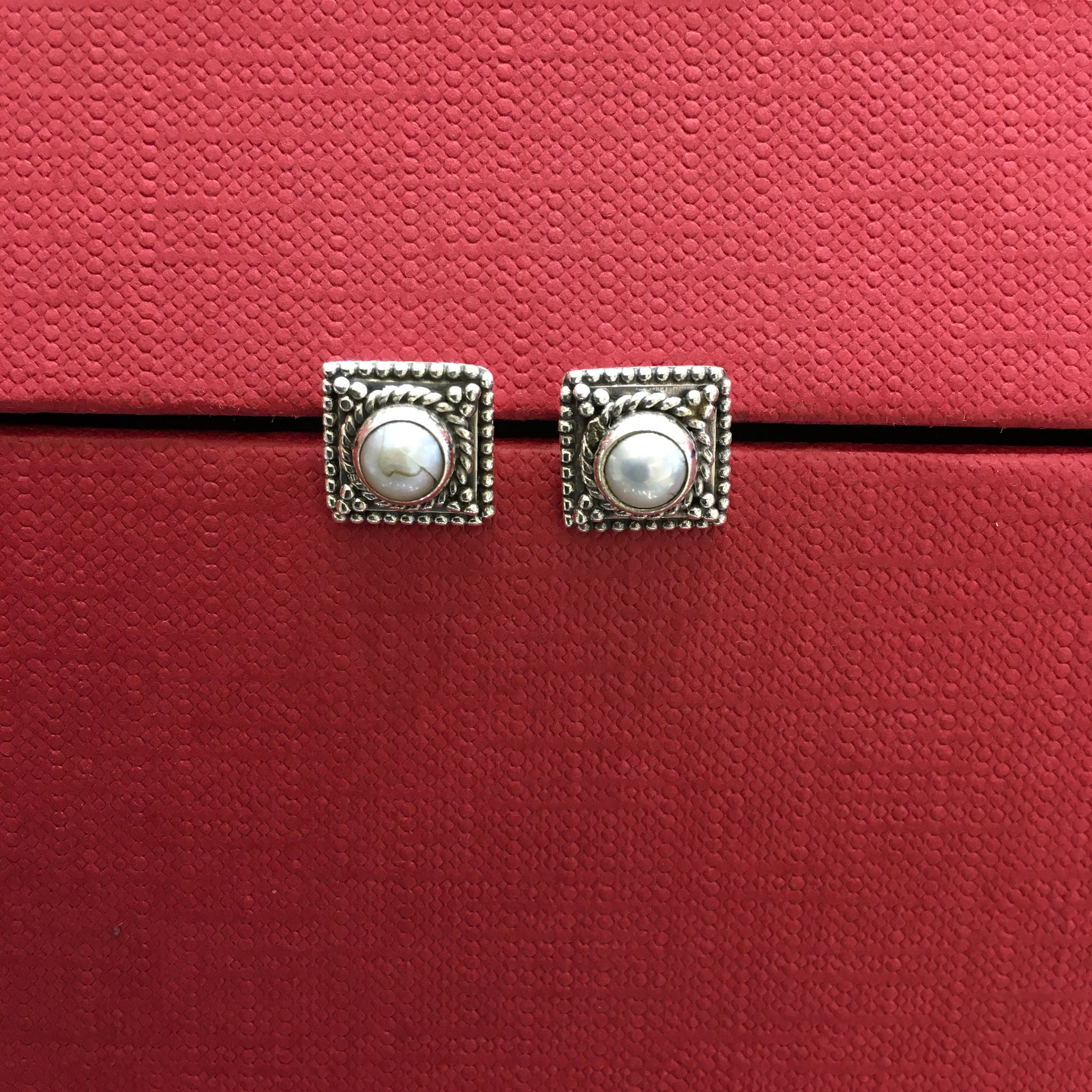 Tops/Studs Silver Earring 7848-20 - Dazzles Jewellery
