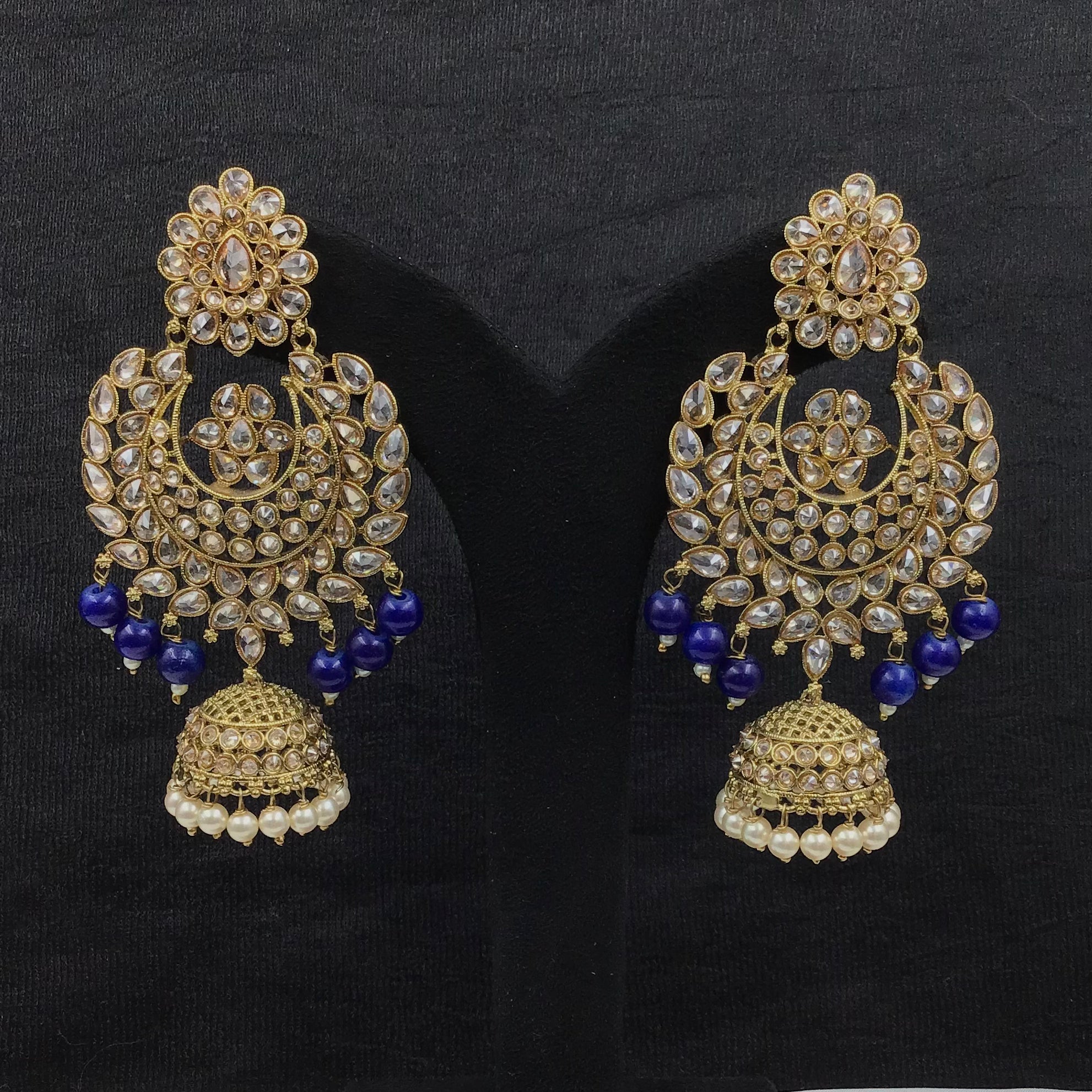 Chandbali Antique Earring 9251-100 - Dazzles Jewellery