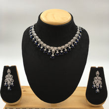 Round Neck Zircon/AD Necklace Set 8575-08 - Dazzles Jewellery