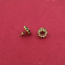 Tops/Studs Kundan Earring 7305-68 - Dazzles Jewellery