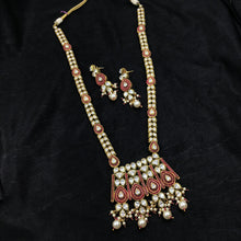 Ruby Polki Necklace Set 11543-7649 - Dazzles Jewellery