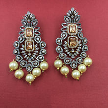 Danglers Zircon/AD Earring 8816-100 - Dazzles Jewellery