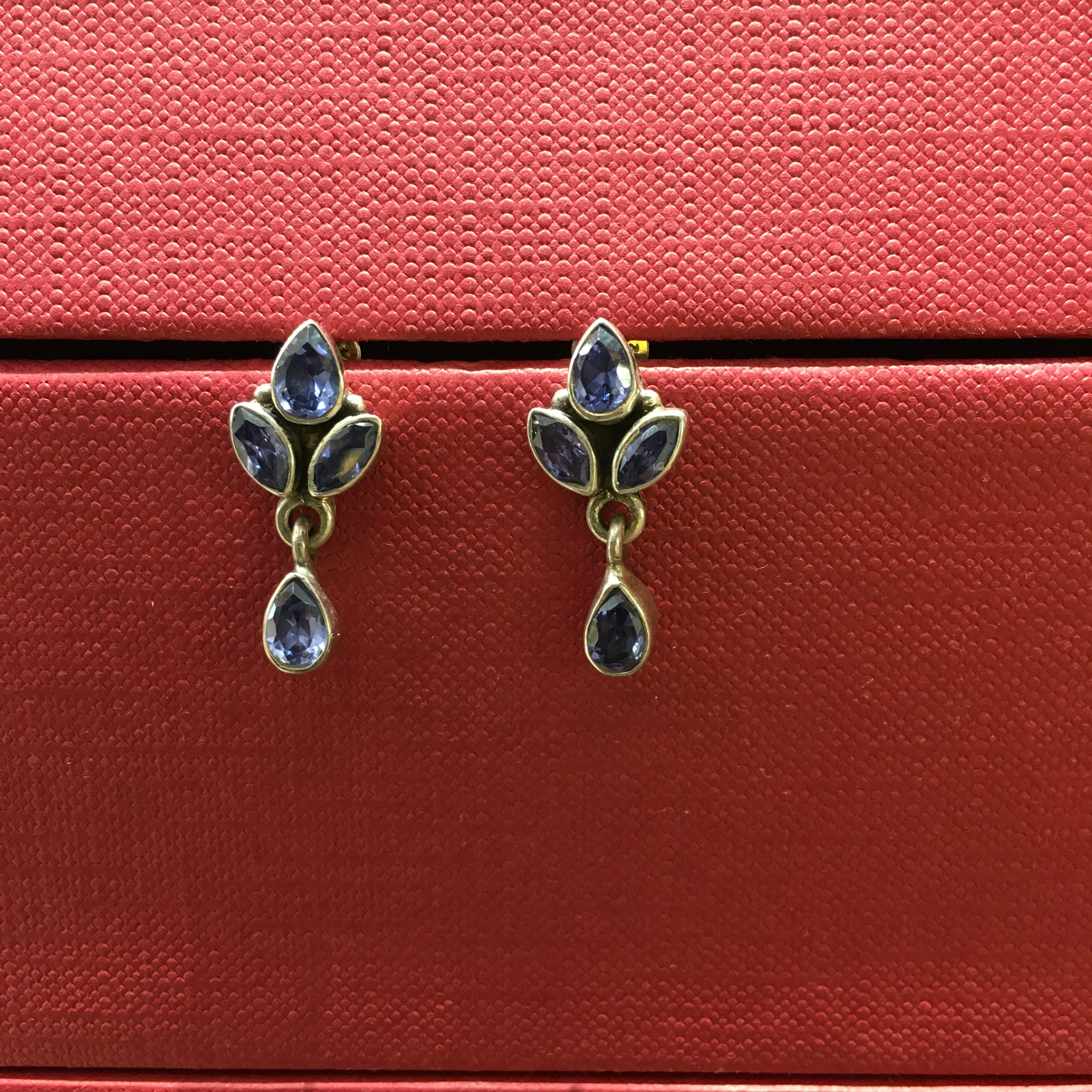 Blue Silver Earring - Dazzles Jewellery