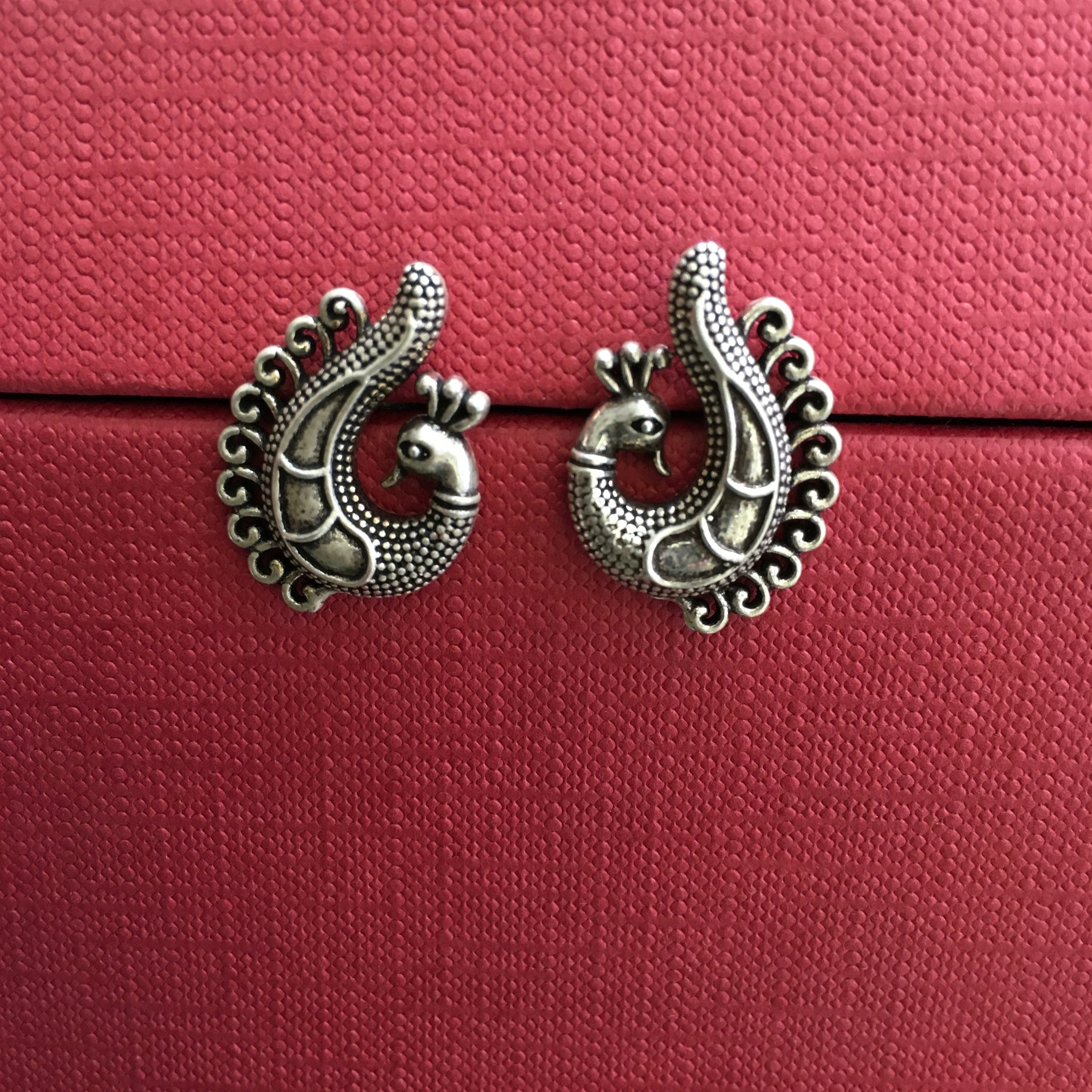 Black Silver Earring - Dazzles Jewellery