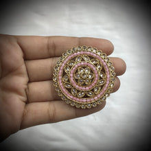Pink Antique Earrings 18035-5217 - Dazzles Jewellery