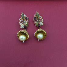 Jhumki Zircon/AD Earring 8866-100 - Dazzles Jewellery