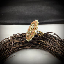 Antique  Cocktail Peach Ring 19856-7040 - Dazzles Jewellery