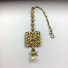 Mehandi Polish Maang Tikka 9141-100 - Dazzles Jewellery