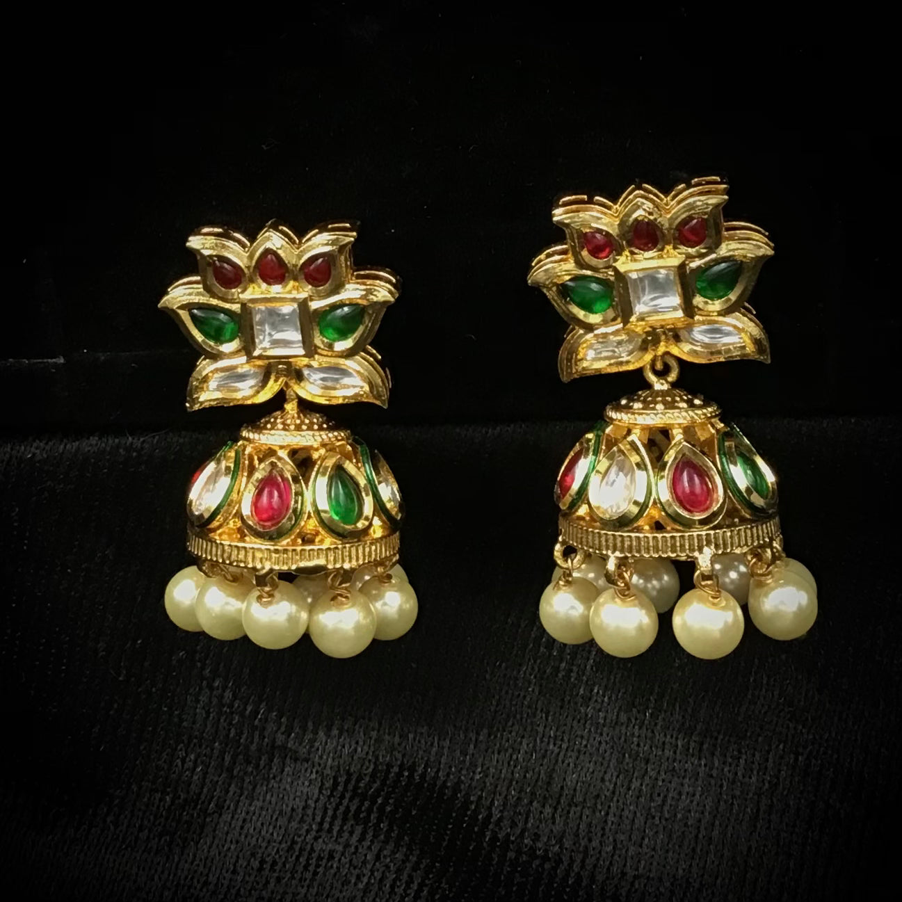 Medium Size Kundan Pendant Set 8999-100 - Dazzles Jewellery