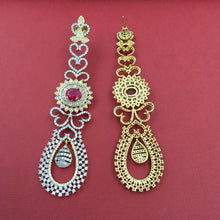 Danglers Zircon/AD Earring 8826-100 - Dazzles Jewellery