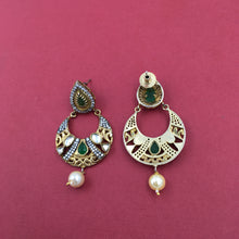 Chandbali Zircon/AD Earring 8888-100 - Dazzles Jewellery