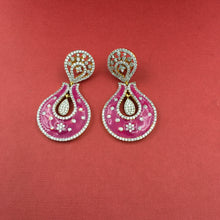 Danglers Zircon/AD Earring 8871-100 - Dazzles Jewellery