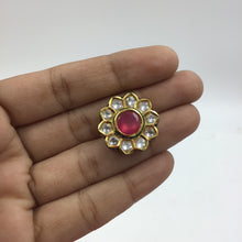 Tops/Studs Kundan Earring 7305-68 - Dazzles Jewellery