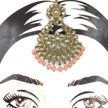 Peach Maang Tikka 12224-8564 - Dazzles Jewellery