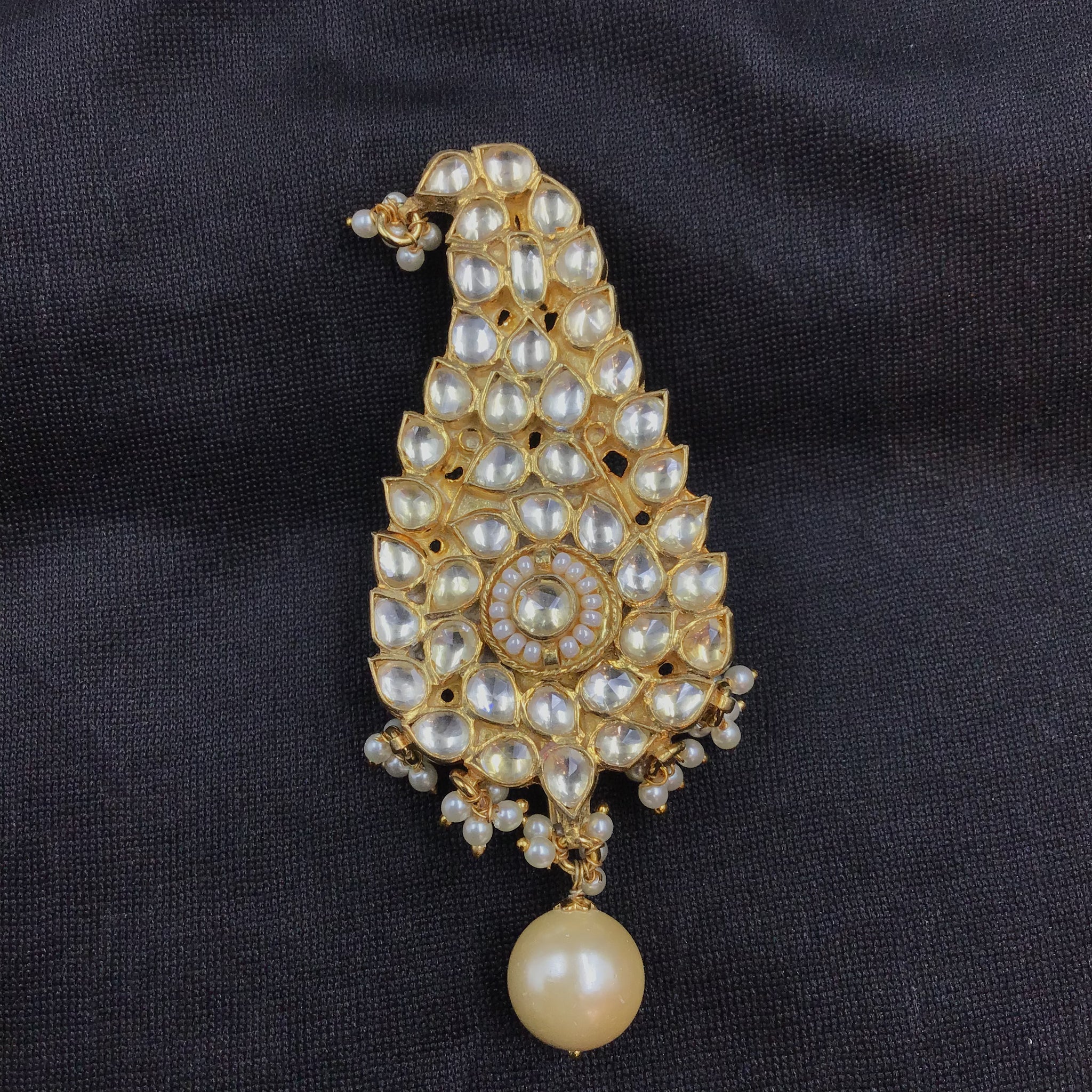 White Kalgi - Dazzles Jewellery