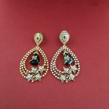Designer Danglers Zircon/AD Earring 8846-100 - Dazzles Jewellery