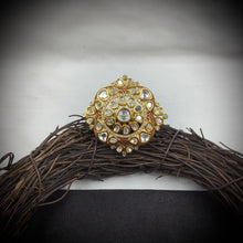 Adjustable Kundan Ring 8426-100 - Dazzles Jewellery