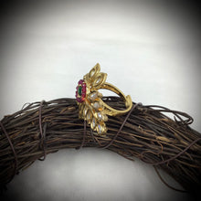 Stylish Kundan Ruby Green Ring 16236-3383 - Dazzles Jewellery