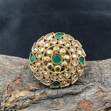 Gold Look Ring 9162-100 - Dazzles Jewellery