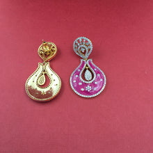 Danglers Zircon/AD Earring 8871-100 - Dazzles Jewellery