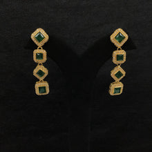 Stylish Danglers - Gold Plated Earring 9178-100 - Dazzles Jewellery