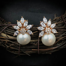 Light Zircon/AD Earring 4201-69 - Dazzles Jewellery