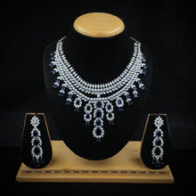 Round Neck Zircon/AD Necklace Set 8571-08 - Dazzles Jewellery