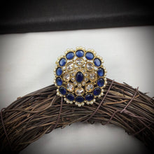 Antique Cocktail Blue ring 19855-7039 - Dazzles Jewellery
