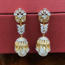 Danglers Zircon/AD Earring 9042-100 - Dazzles Jewellery