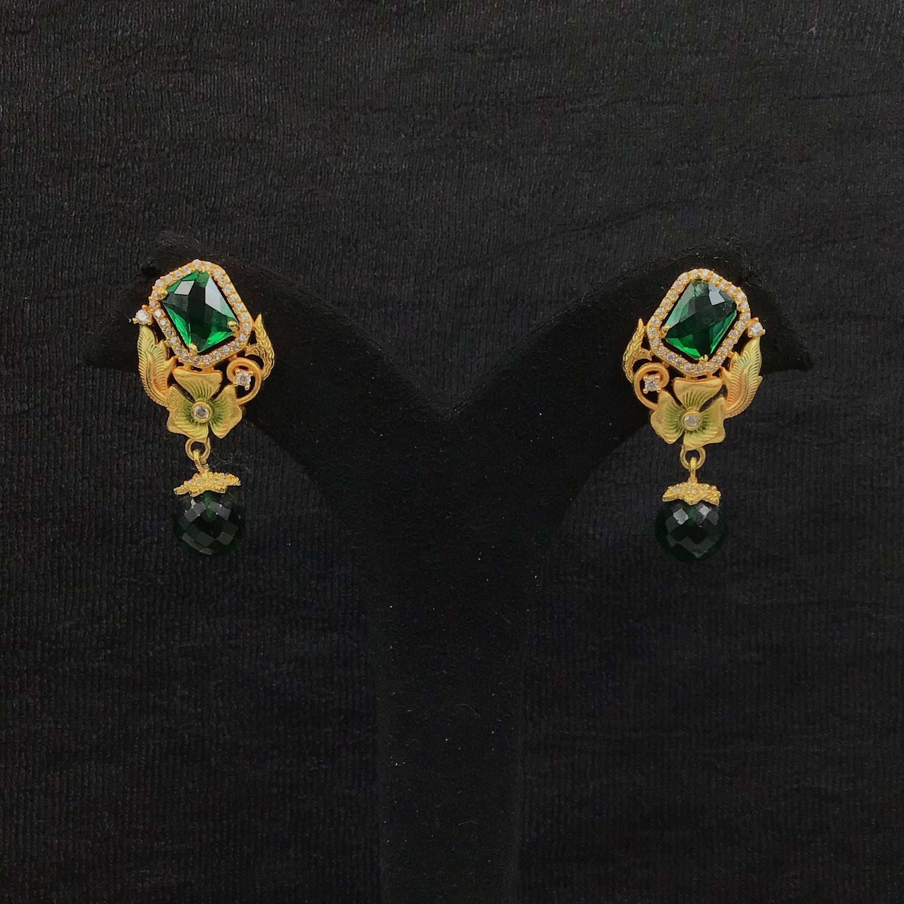 Stylish Zircon/AD Light Earring 9201-100 - Dazzles Jewellery