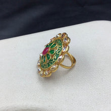 Gold Look Ring 9166-100 - Dazzles Jewellery