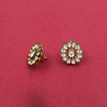 Tops/Studs Kundan Earring 7309-68 - Dazzles Jewellery