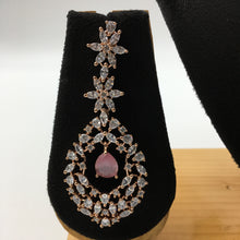 Round Neck Zircon/AD Necklace Set 4154-69 - Dazzles Jewellery