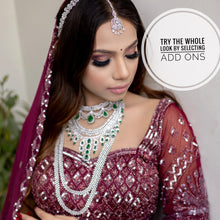 Round Neck Zircon/AD Necklace Set 5581-69 - Dazzles Jewellery