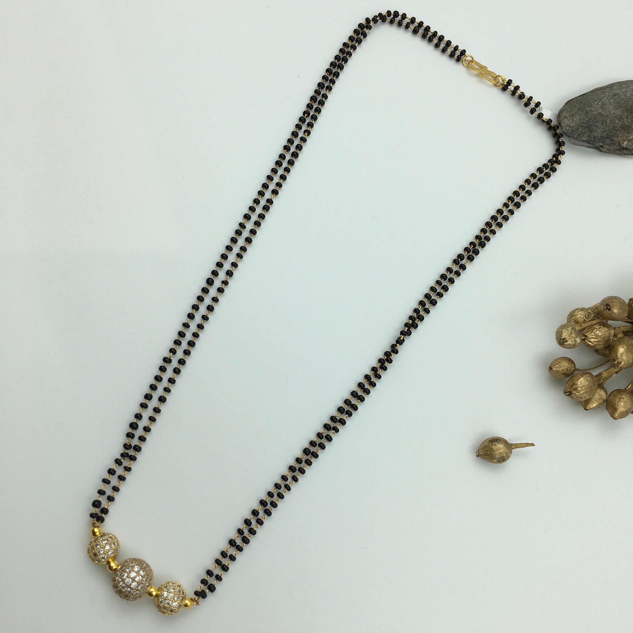 White Mangalsutra - Dazzles Jewellery
