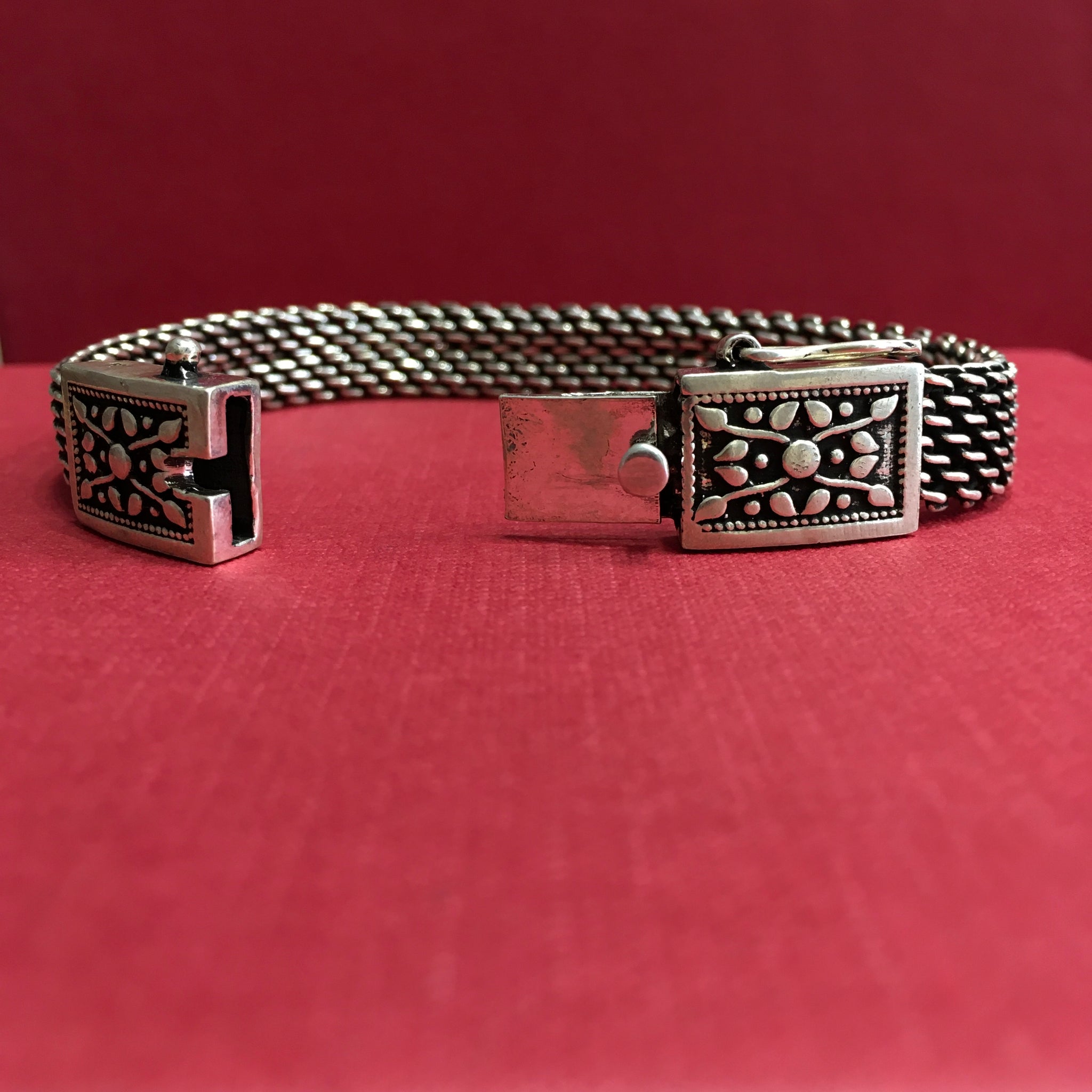 Pure 925 Hallmarked Silver Bracelet 5439-20 - Dazzles Jewellery