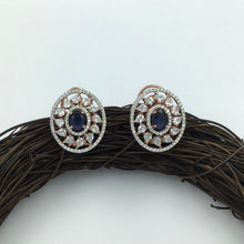 Blue Zircon/AD Earring - Dazzles Jewellery