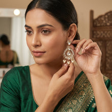 Chandbali Kundan Earring 19857-28