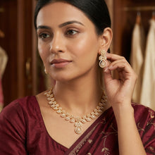 Round Neck Jadau Necklace Set 5991-65