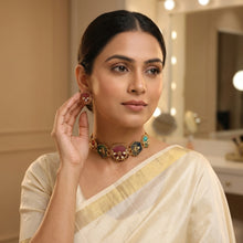 Sabya Inspired Choker Kundan Necklace Set 19998-87