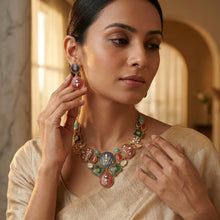 Sabya Inspired Kundan Necklace Set 20005-87