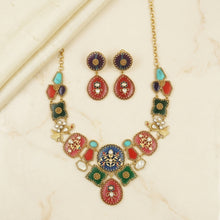 Sabya Inspired Kundan Necklace Set 20005-87