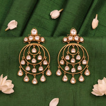 Moissanite Chandbali Kundan Earring 19996-87