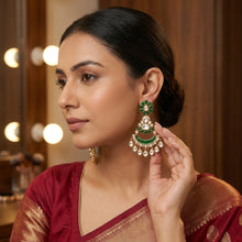 Moissanite Chandbali Kundan Earring 19999-87