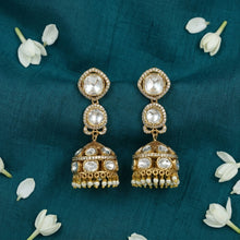 Moissanite Jhumki Kundan Earring 19997-87