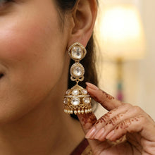 Moissanite Jhumki Kundan Earring 19997-87