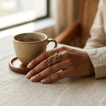 Sabya Inspired Antique Gold Ring 19992-87